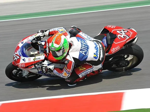 davide giugliano stock1000 misano gara 2011