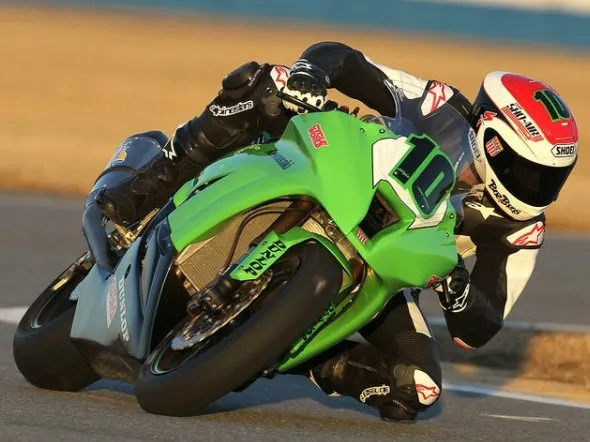 eric bostrom test kawasaki daytona