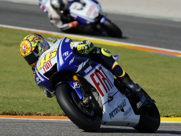 fiat yamaha valencia rossi lorenzo