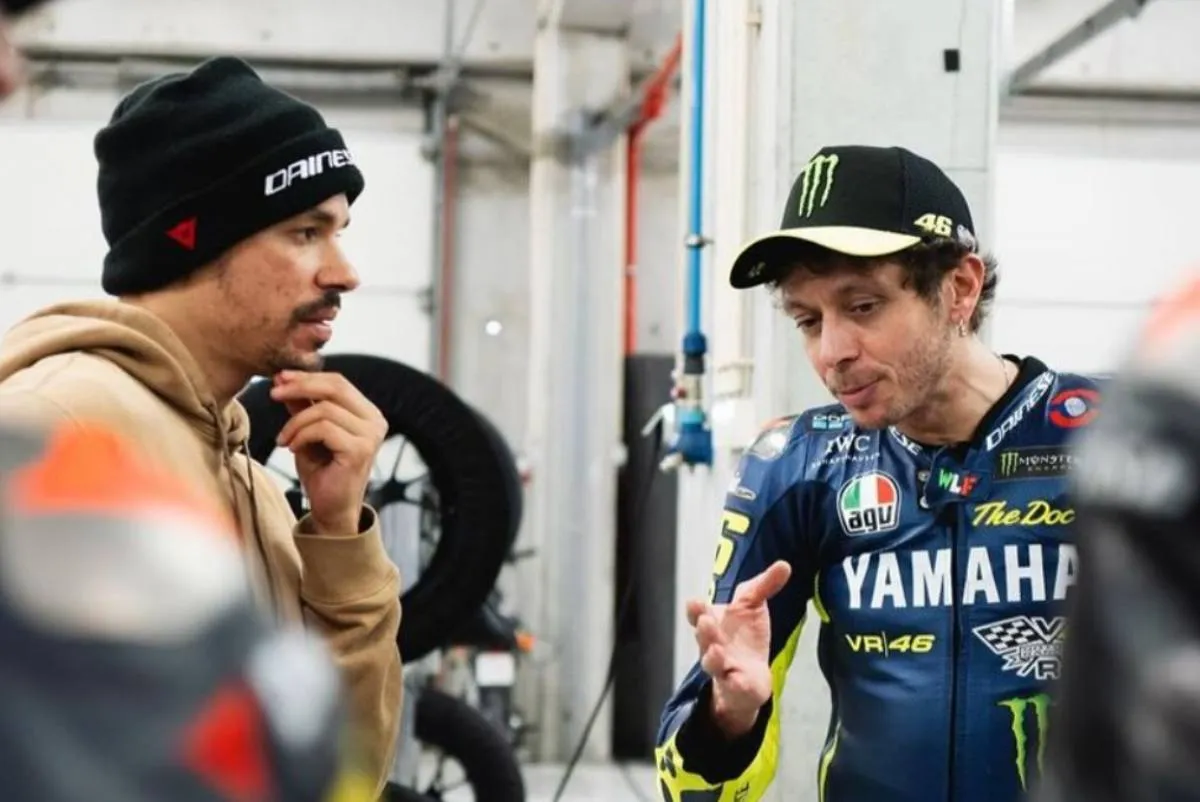 franco morbidelli e valentino rossi
