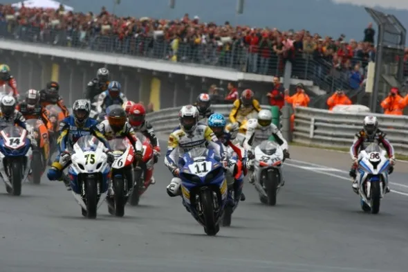 idm superbike sachsenring 2009 start