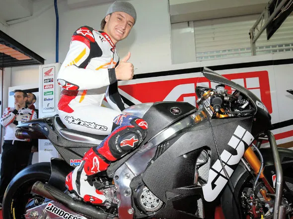 jack miller first test honda rcv1000r motogp