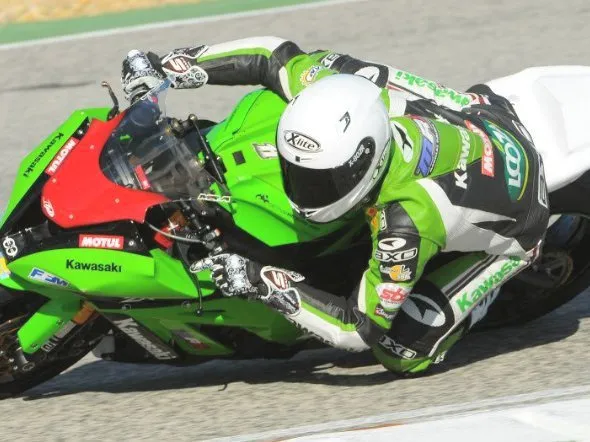 jeremy guarnoni test kawasaki 2013 stk
