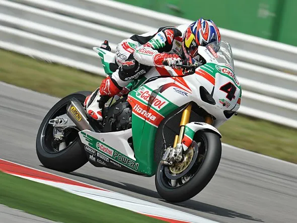 jonathan rea castrol honda misano 2011