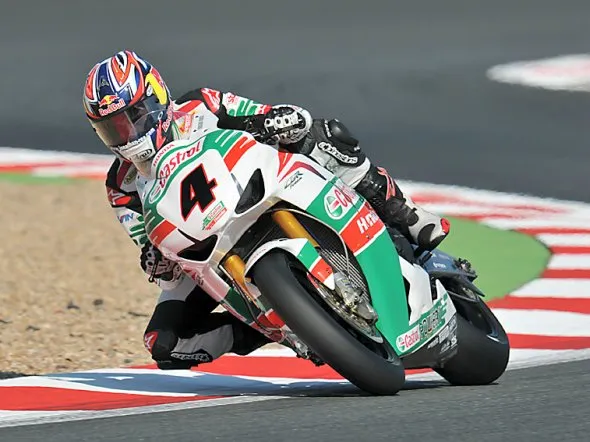 jonathan rea castrol honda superpole magny cours 2011