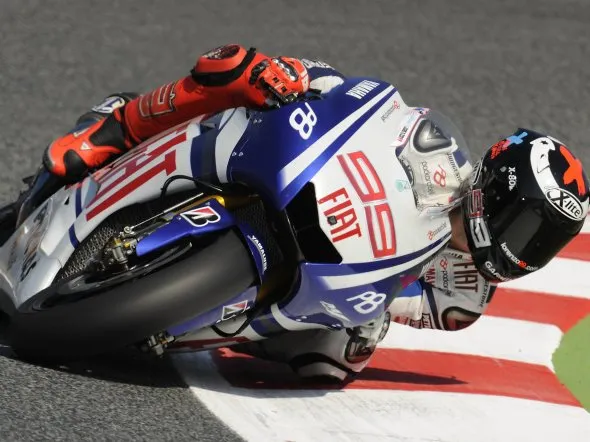 jorge lorenzo catalunya motogp race 2010