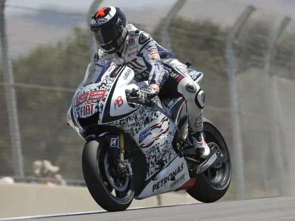 jorge lorenzo corkscrew motogp laguna seca 2010