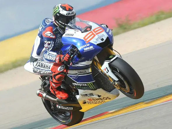 jorge lorenzo day1 aragon 2013