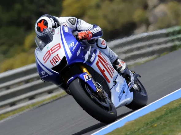 jorge lorenzo fiat yamaha team jerez