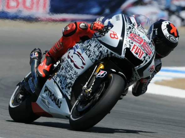 jorge lorenzo laguna seca prove libere 1