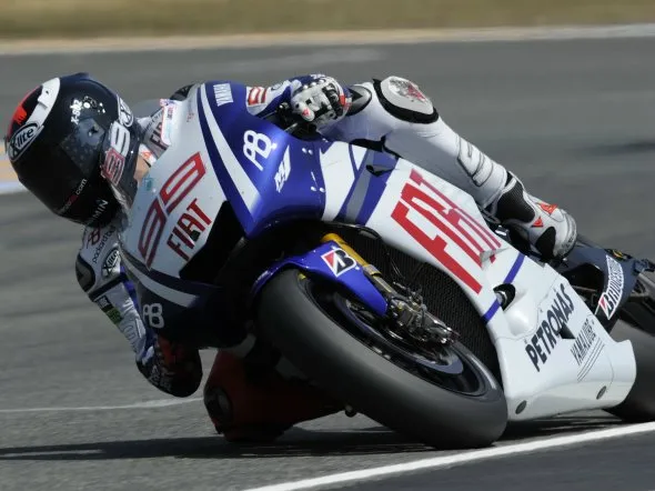 jorge lorenzo lemans qualifying 2010