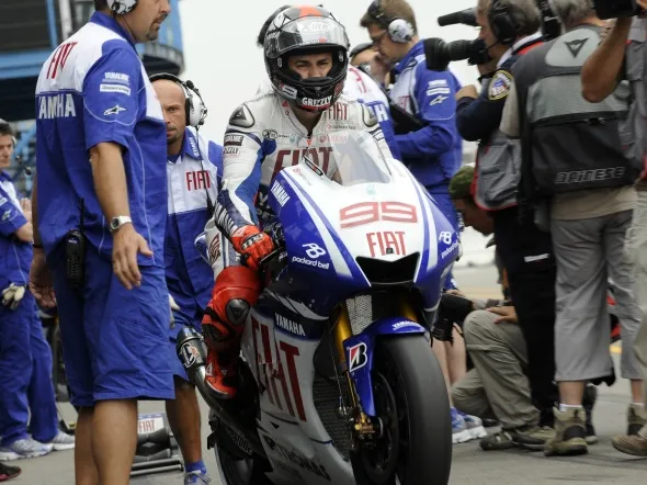 jorge lorenzo motogp assen warmup