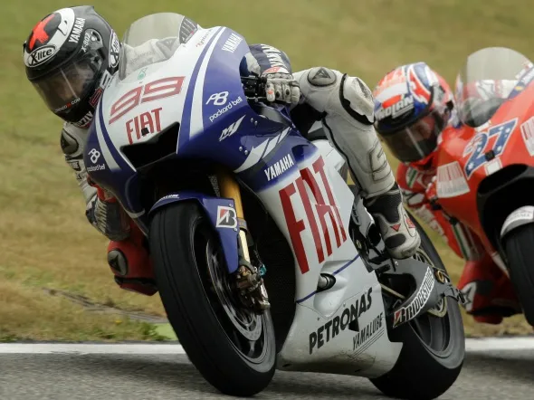 jorge lorenzo motogp race mugello 2009