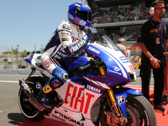 jorge lorenzo pole barcellona 2009