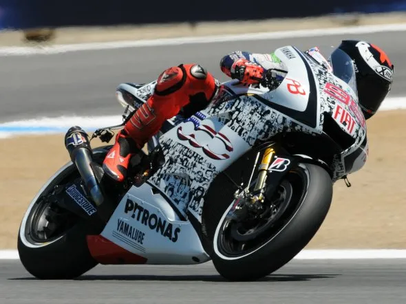 jorge lorenzo prove libere 2 laguna seca 2010