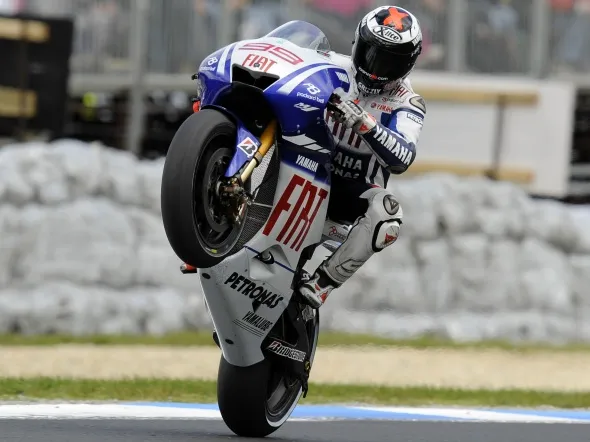 jorge lorenzo qualifiche phillip island 2009