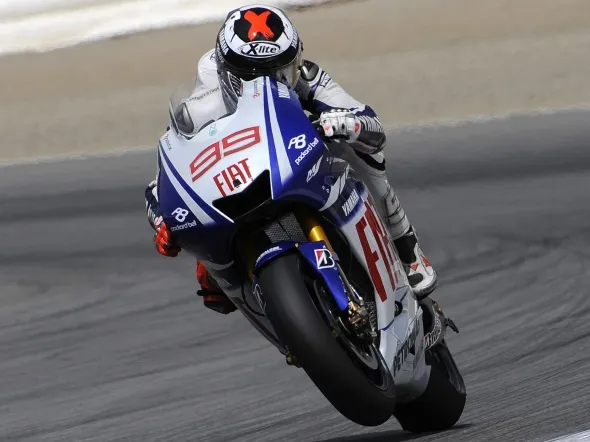 jorge lorenzo qualifying laguna seca 2009