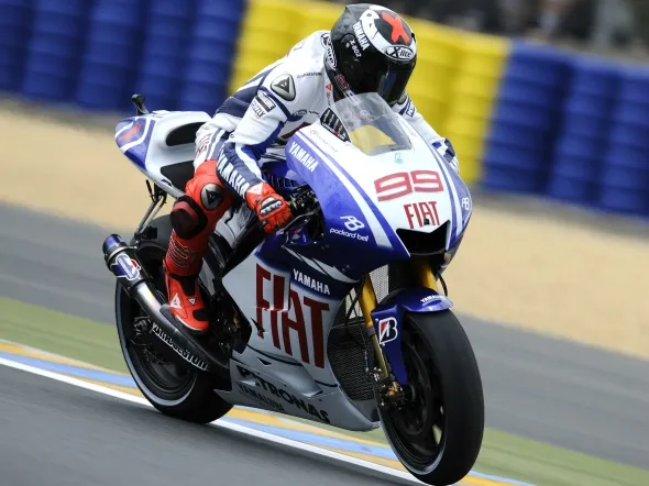 jorge lorenzo qualifying lemans 2009