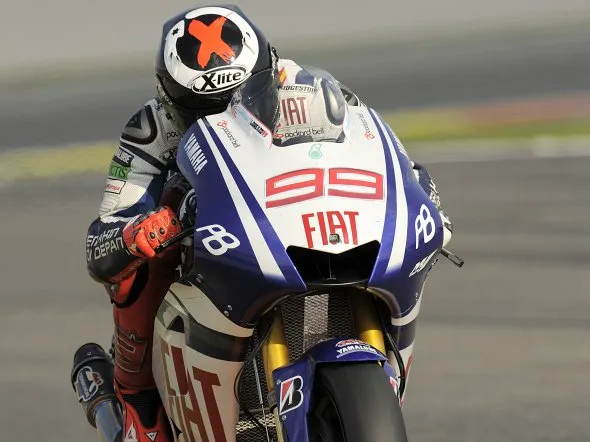 jorge lorenzo valencia qualifiche gp 2010