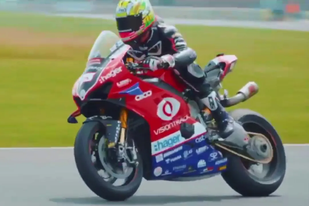josh brookes croft test visiontrack ducati