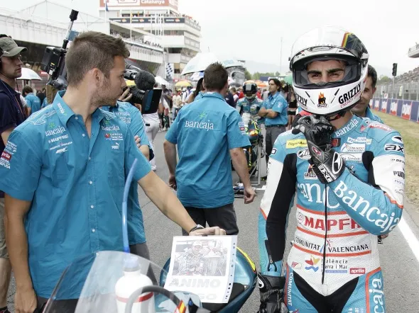 julian simon starting grid barcellona 2009