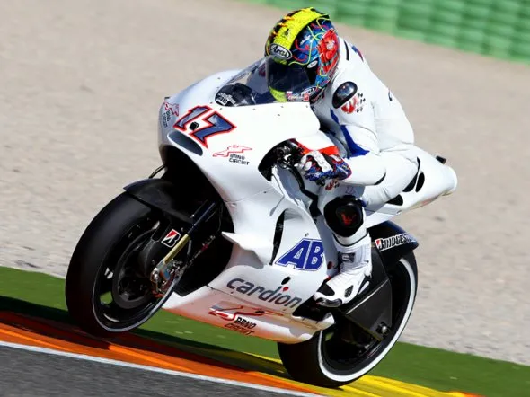 karel abraham ducati test valencia