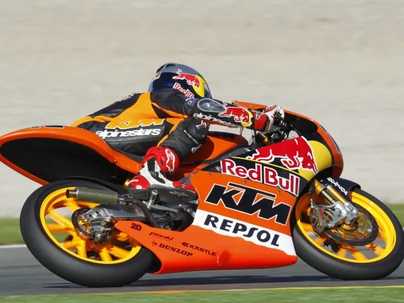 ktm frr125 valencia 2009