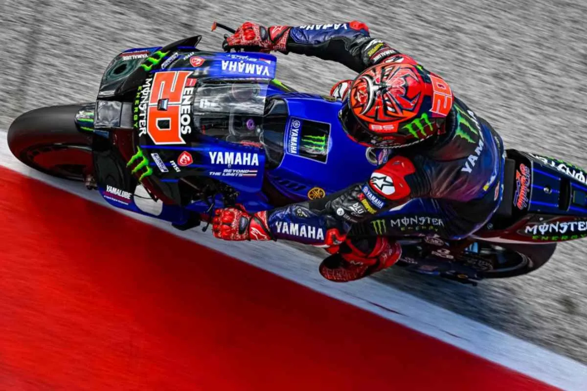 la yamaha m1 di fabio quartararo