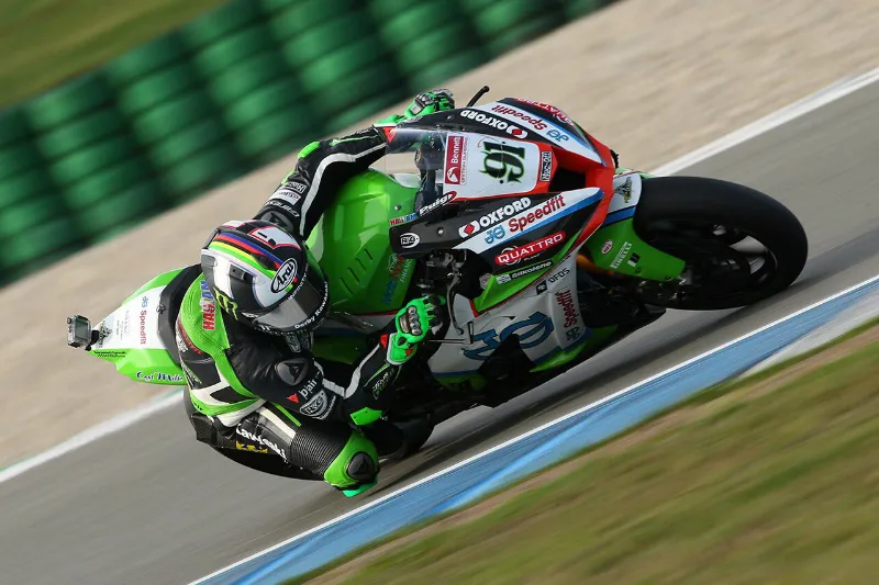 leon haslam assen free practice kawasaki