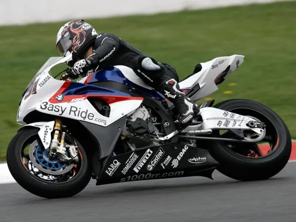 leon haslam magnycours test bmw