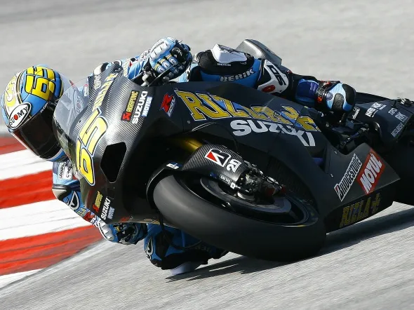 loris capirossi suzuki testsepang 2010