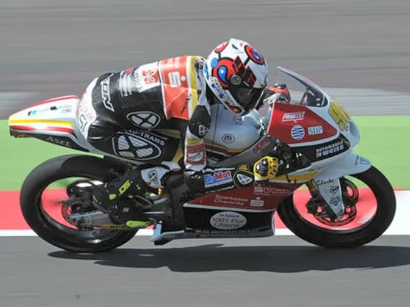 louis rossi warmup moto3 2012