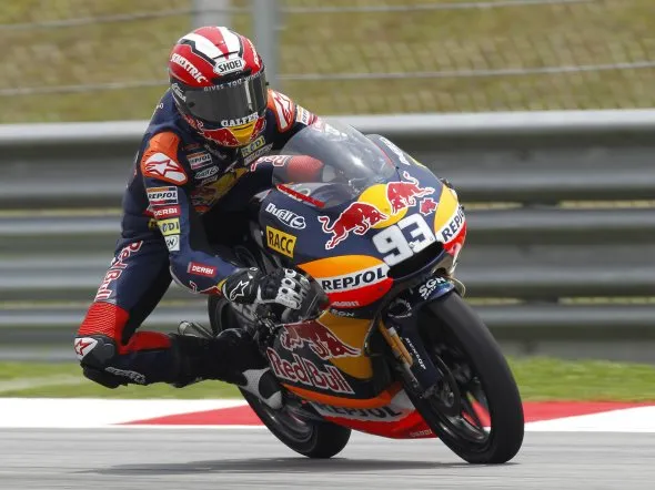 marc marquez 125cc pole sepang 2010