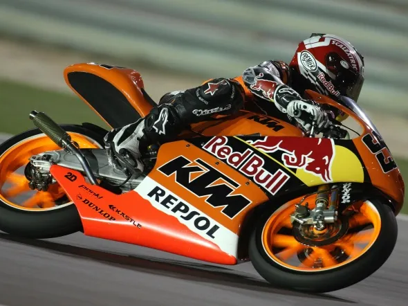 marc marquez action losail 125cc 2009