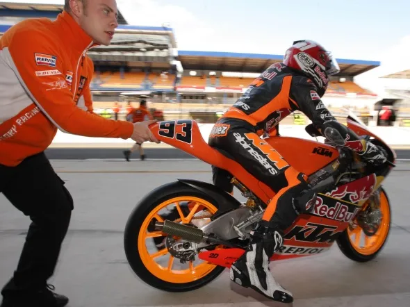 marc marquez box lemans 2009