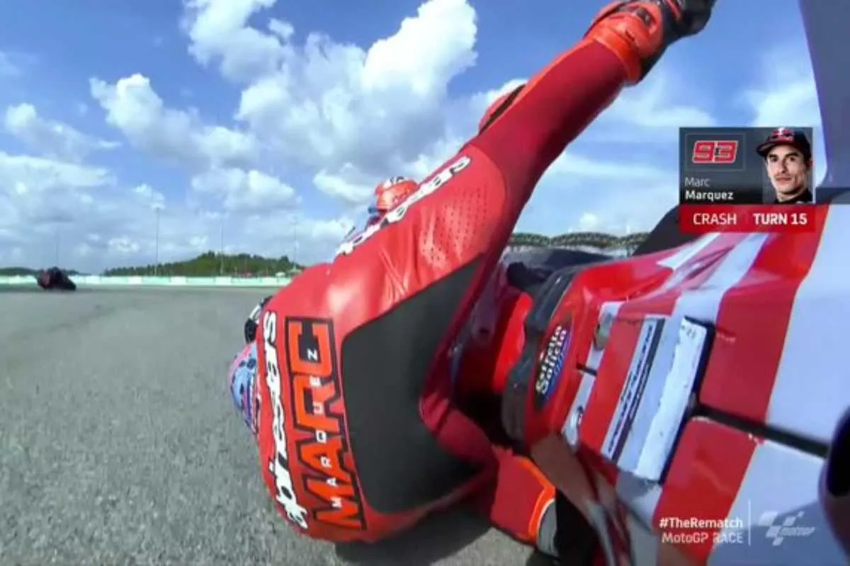 marc marquez caduta sepang