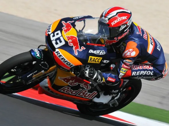 marc marquez gara 125cc misano 2010