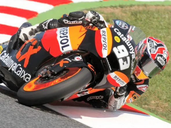 marc marquez gara barcellona moto2 2012
