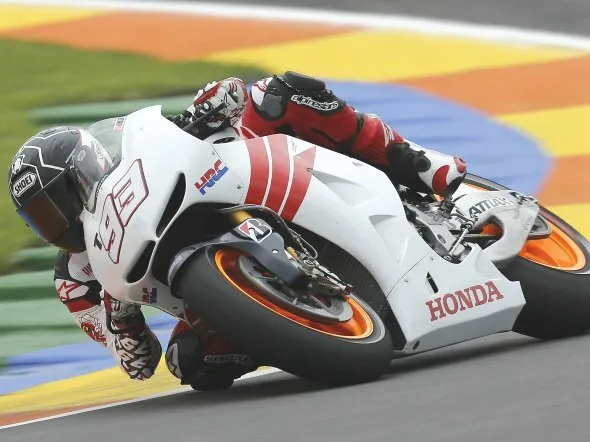 marc marquez honda rc213v motogp test valencia 1