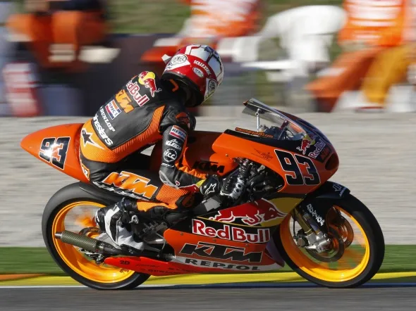 marc marquez ktm valencia 125cc