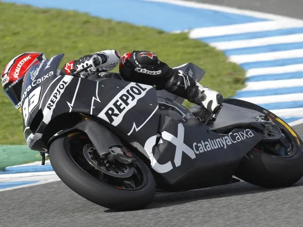 marc marquez moto2 test jerez 2010