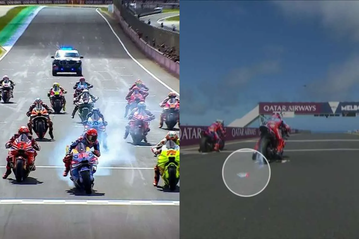 marc marquez partenza phillip island