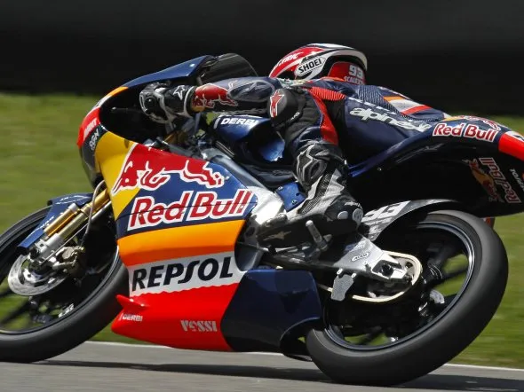 marc marquez prove1 silverstone 125cc