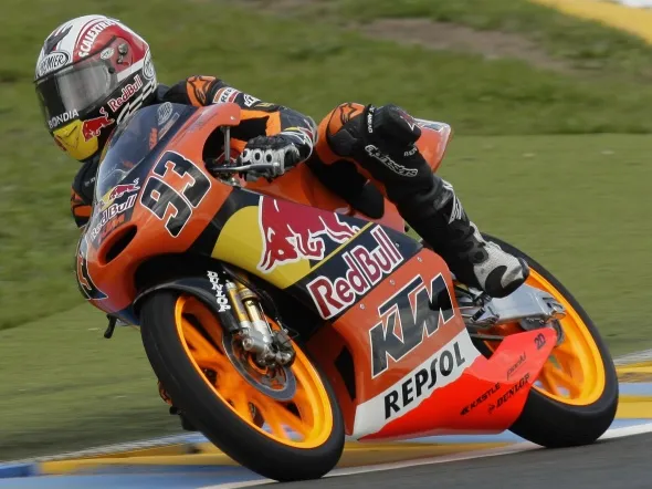 marc marquez saturday 125cc lemans 2009