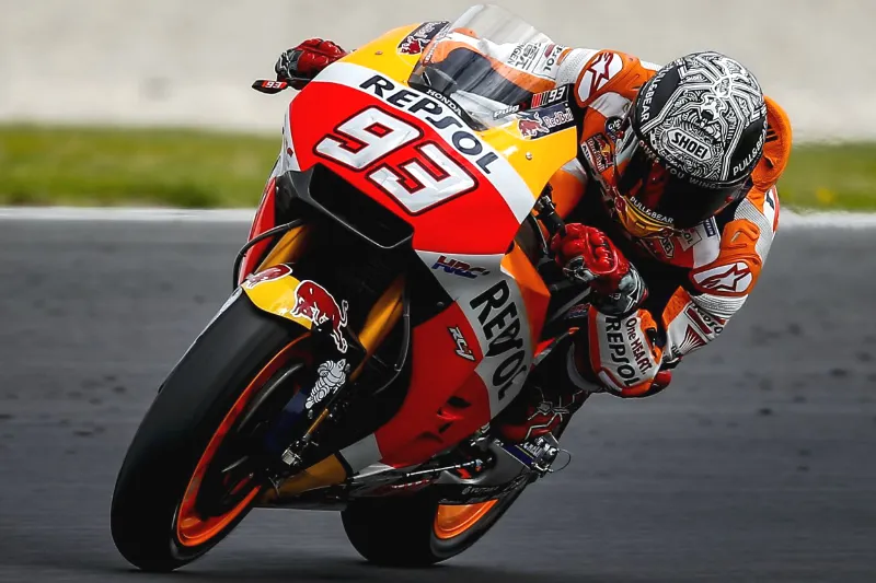 marc marquez test australia 2017