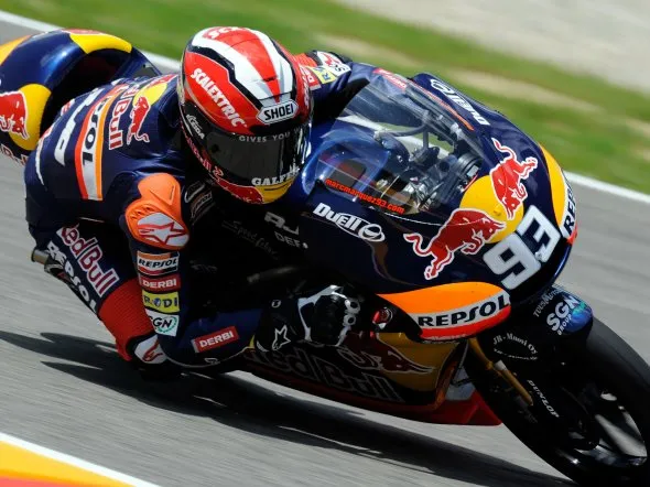 marc marquez valencia qualifiche 2010