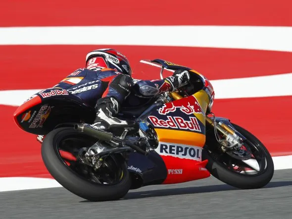 marc marquez warm up 125cc barcellona