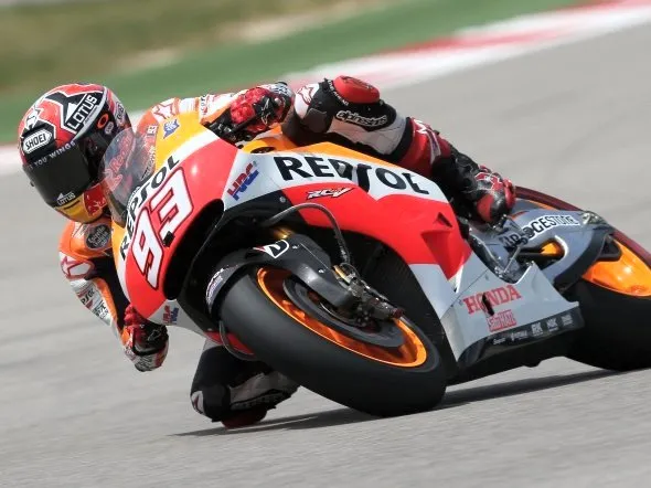 marc marquez warm up austin 2014