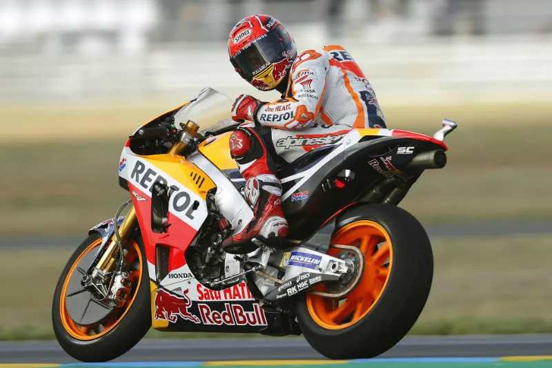 marc marquez warm up lemans