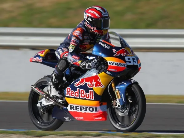 marc marquez warmup 125 jerez